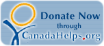 Donate Now through Canada Helps button