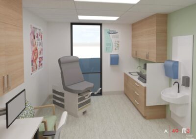 Clinical Room inside the Community Services Building