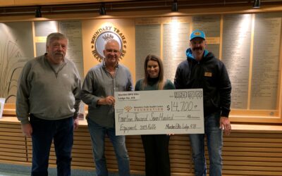 BTHC Foundation Receives Proceeds from Morden Elks Lottery